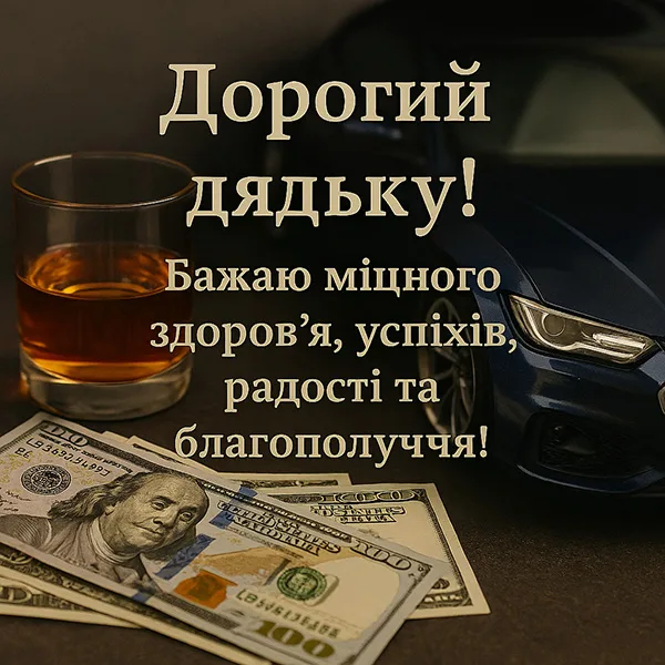 Привітання з Днем Народження дядьку №37