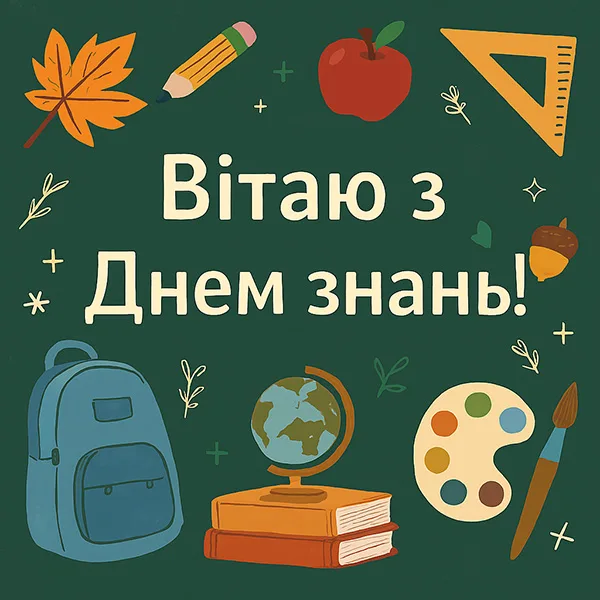 Привітання з 1 Вересня №25