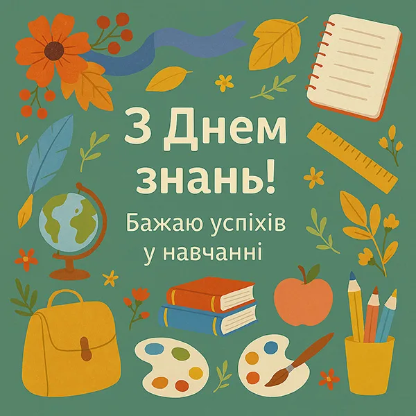 Привітання з 1 Вересня №26