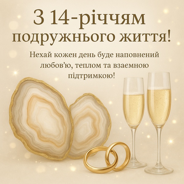 Картинка-привітання з Агатовим Весіллям (№31) Картинка-привітання з Агатовим Весіллям (№31)